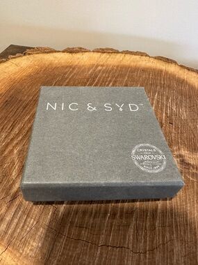 Swarovski Gray Presentation Box with Silver Logo